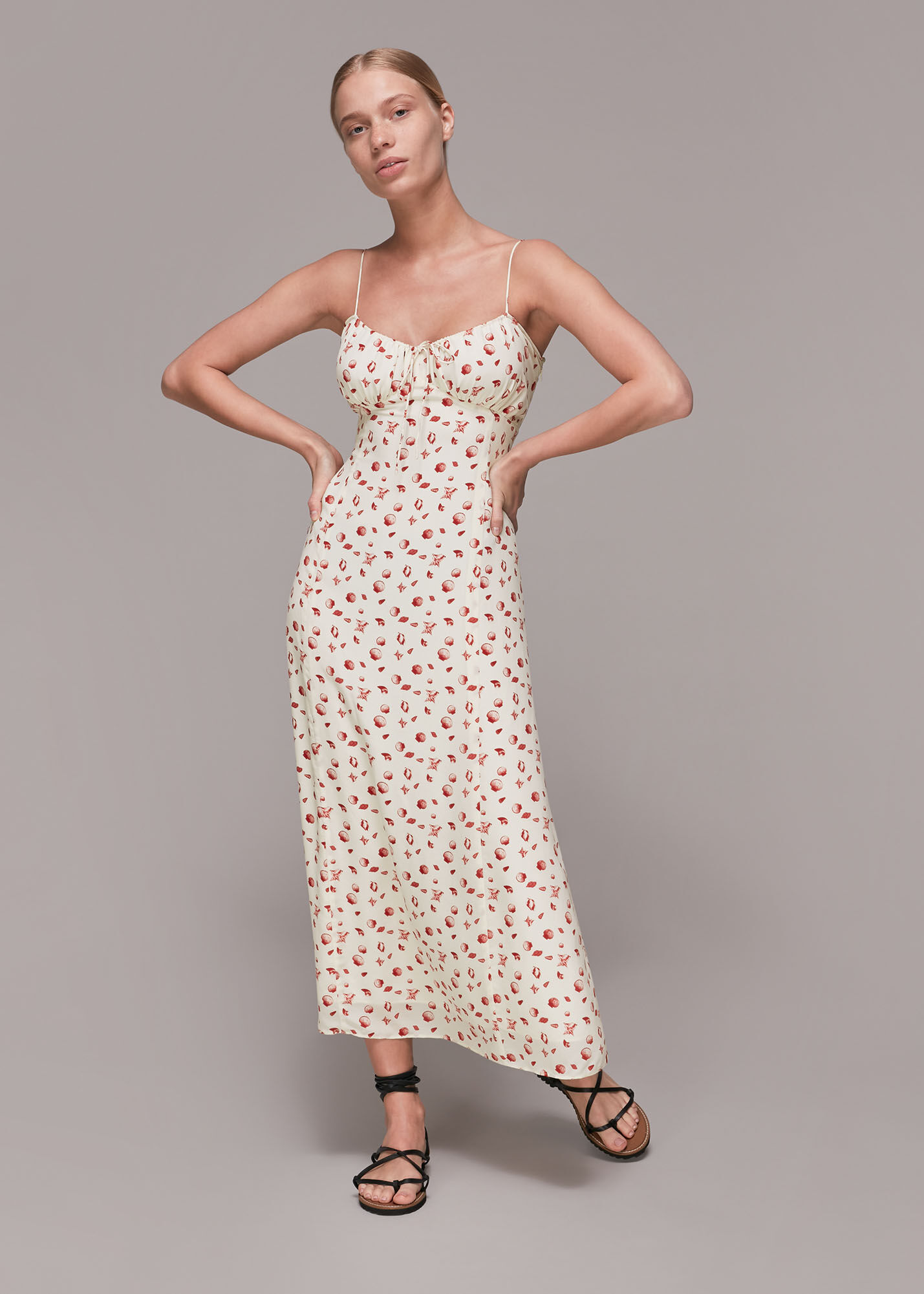 Whistles slip dress top