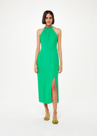 Eliza Halterneck Midi Dress