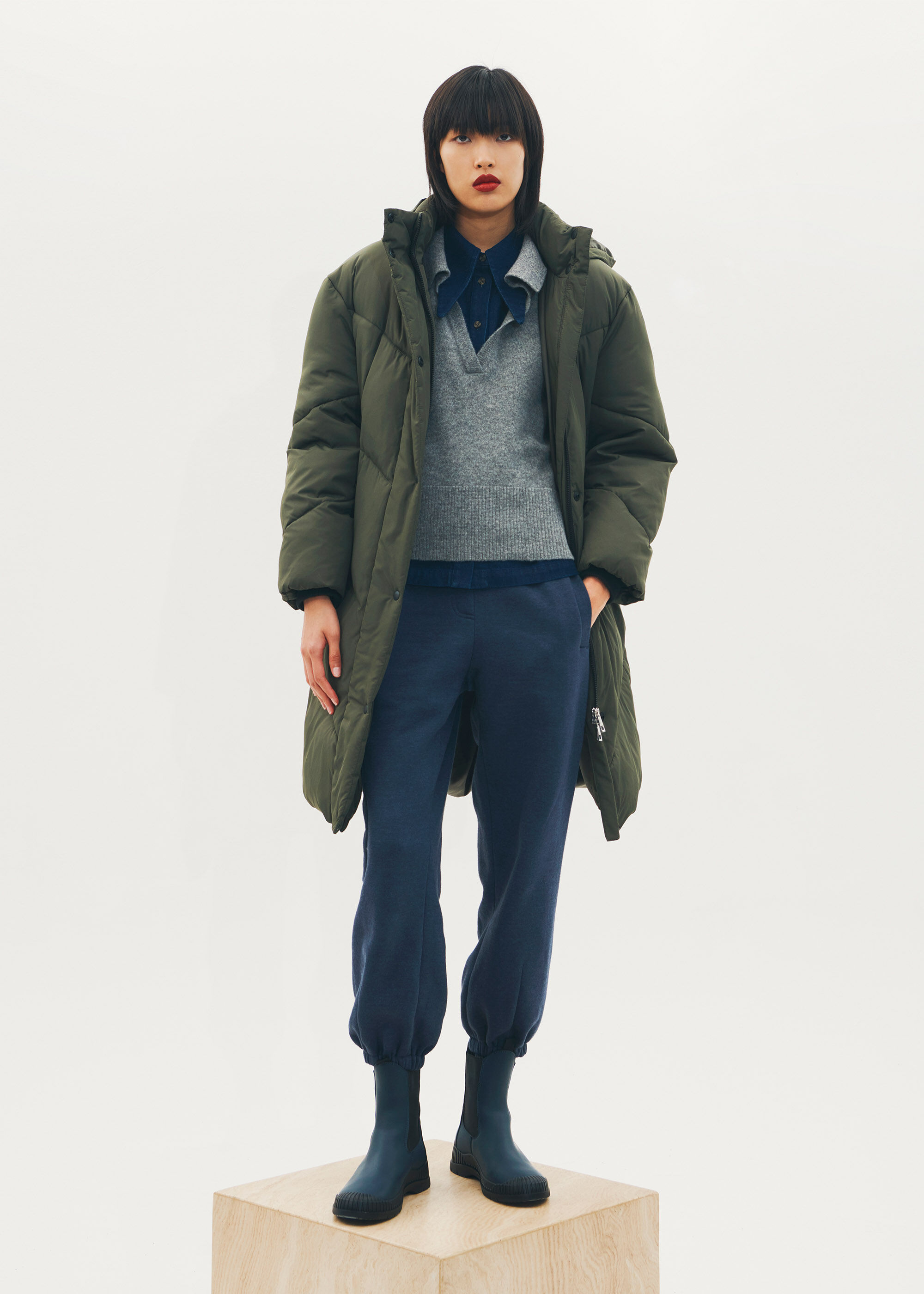 Whistles on sale parka khaki
