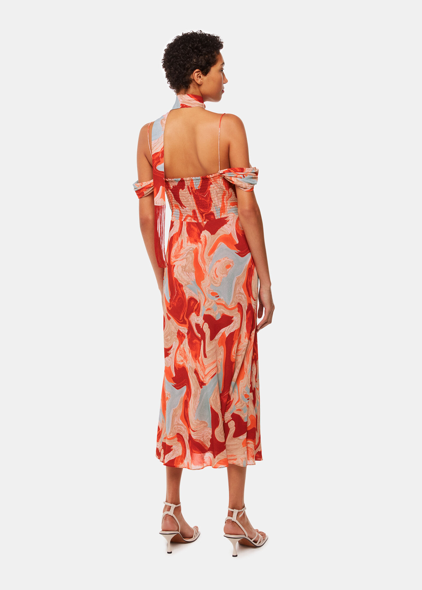 Whistles pebble print dress outlet