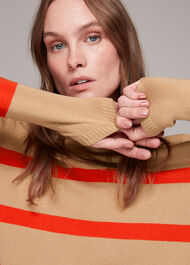 Stripe Crew Neck Knit