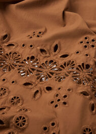 Cotton Broderie Shirt Dress