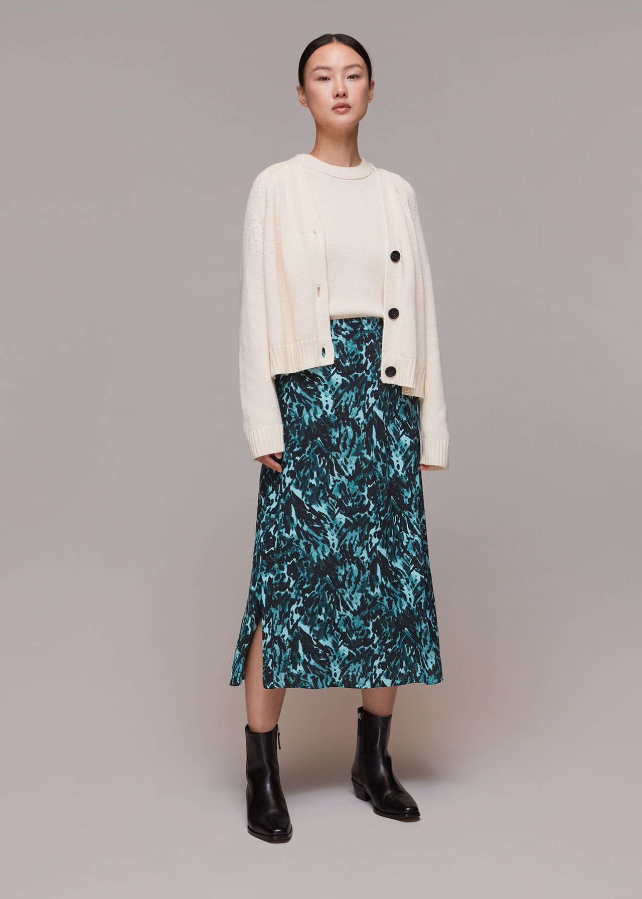 Bambi Animal Button Skirt
