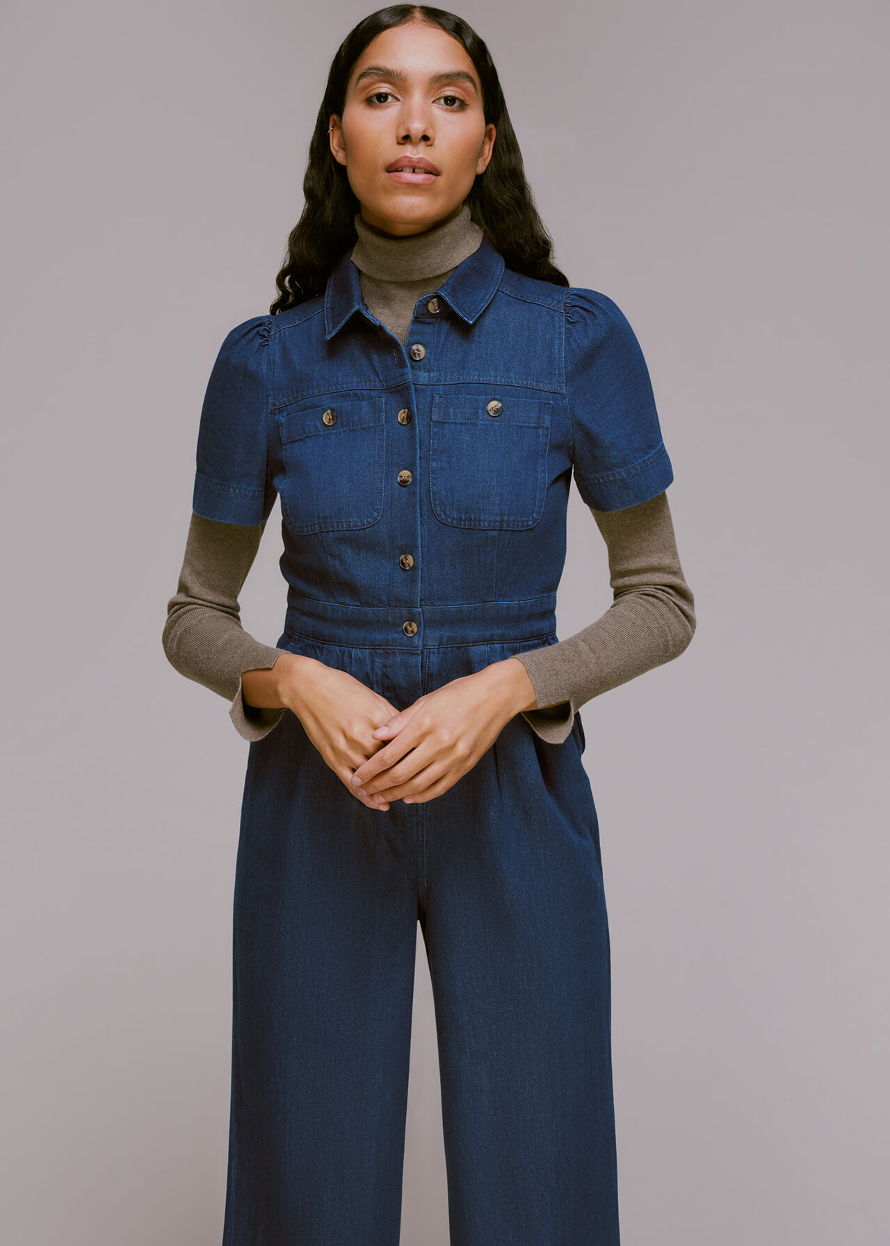 Emma Denim Jumpsuit