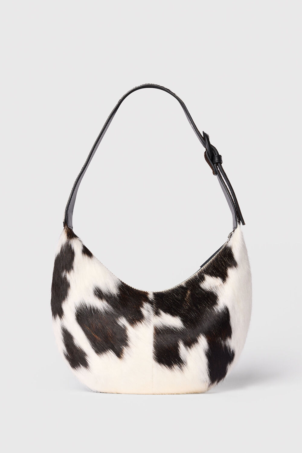 Cow Print Hair-On Sia Bag