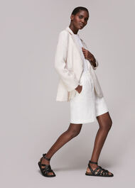 Oversized Linen Blazer