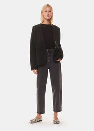 Lucy V Neck Jersey Jacket