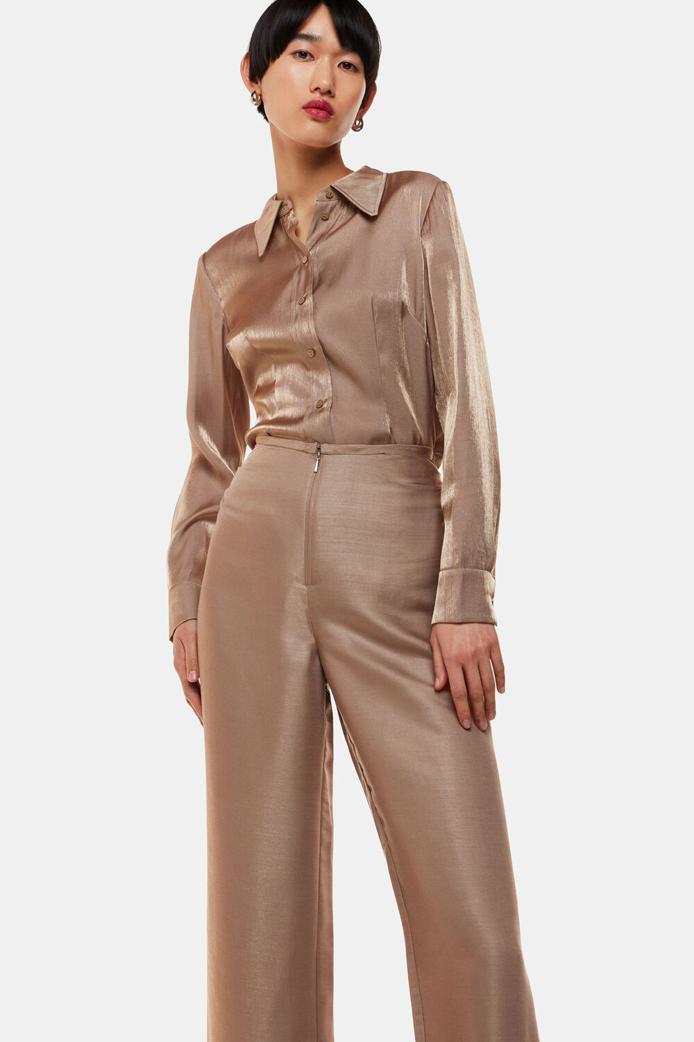 Teigan Metallic Trousers