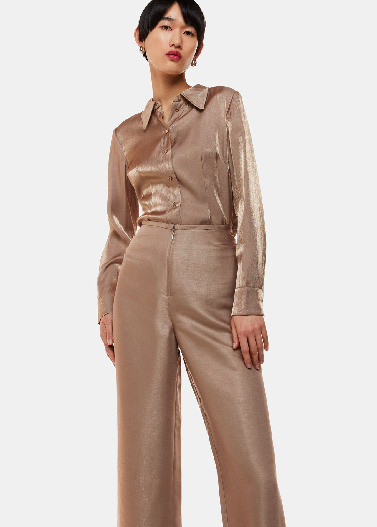 Teigan Metallic Trousers