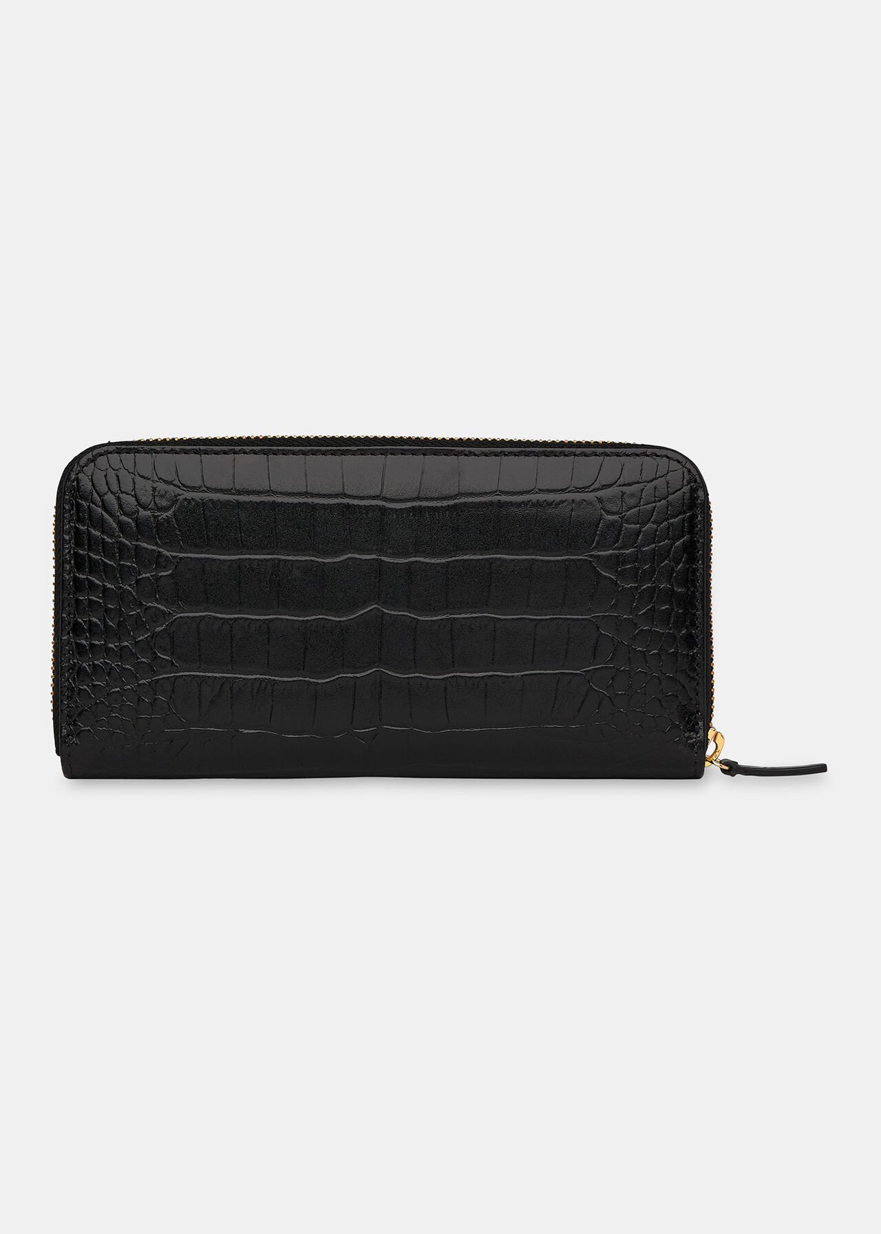 Shiny Croc Long Purse