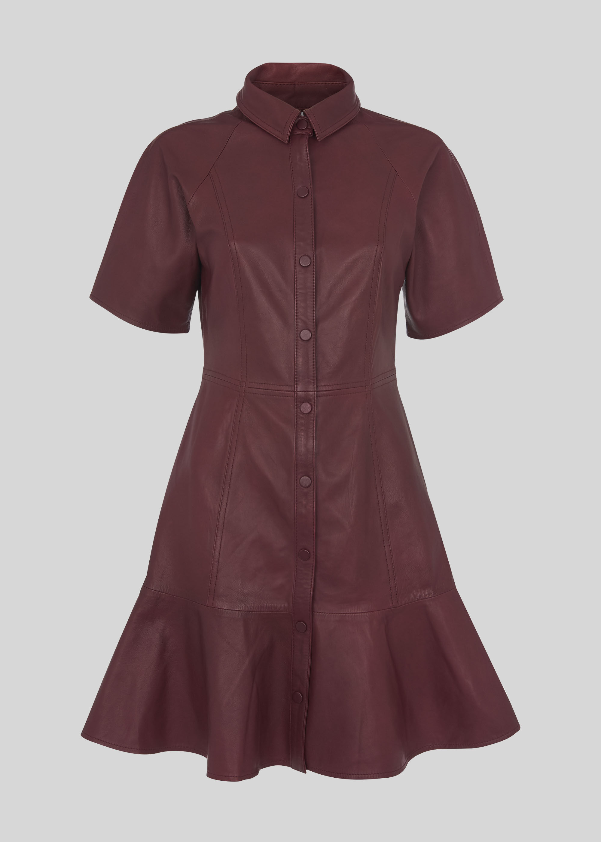 whistles burgundy dress