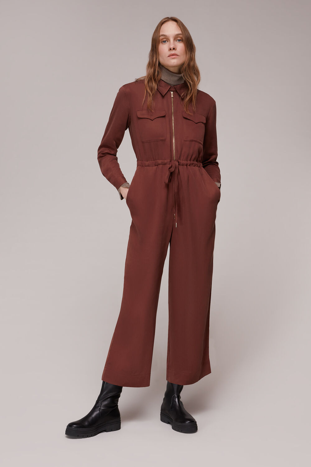 Danny Zip Front Jumpsuit