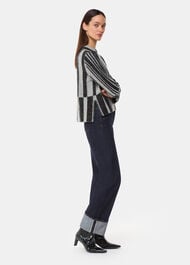 Darla Croc Heeled Boot