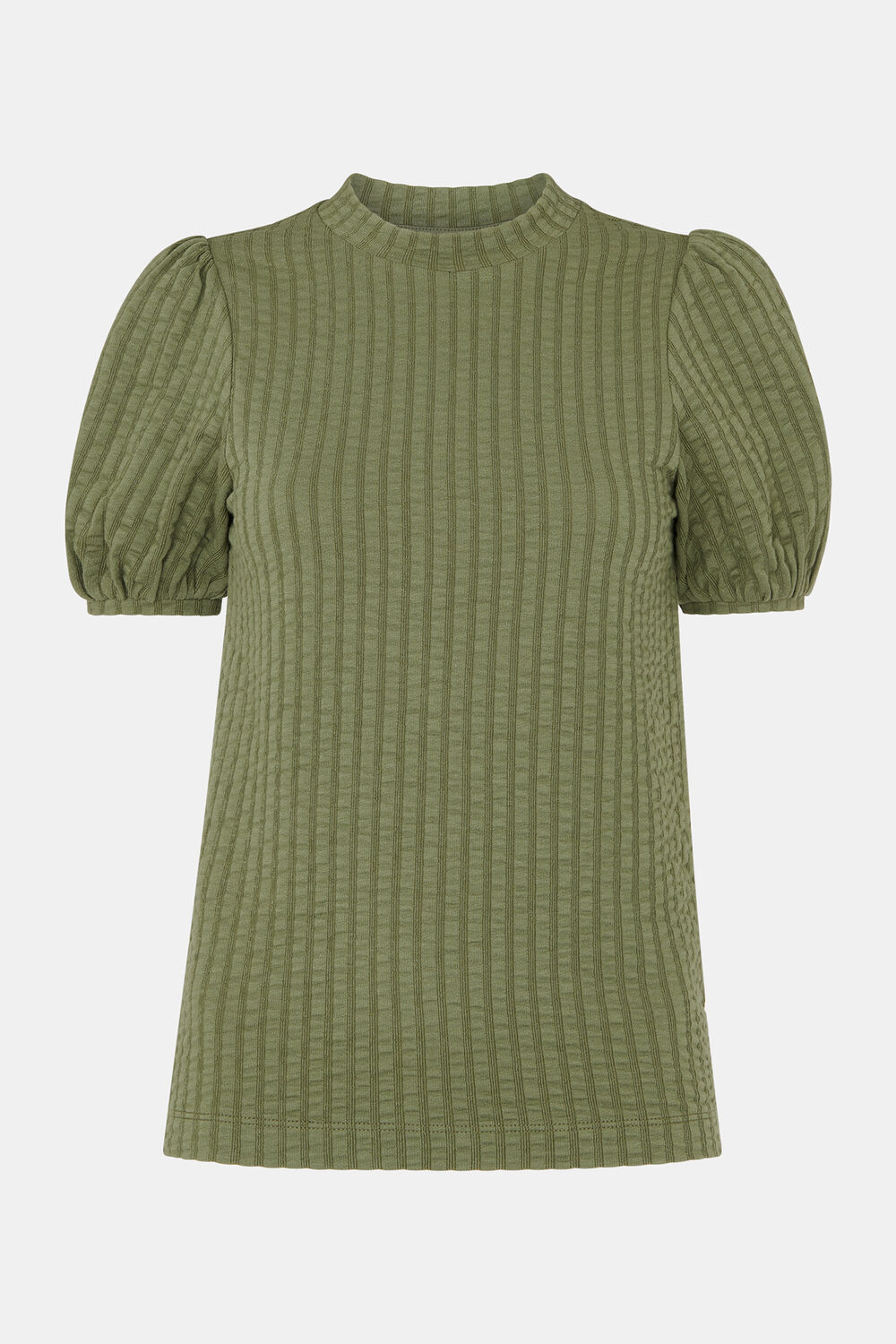 Textured Puff Sleeve Top