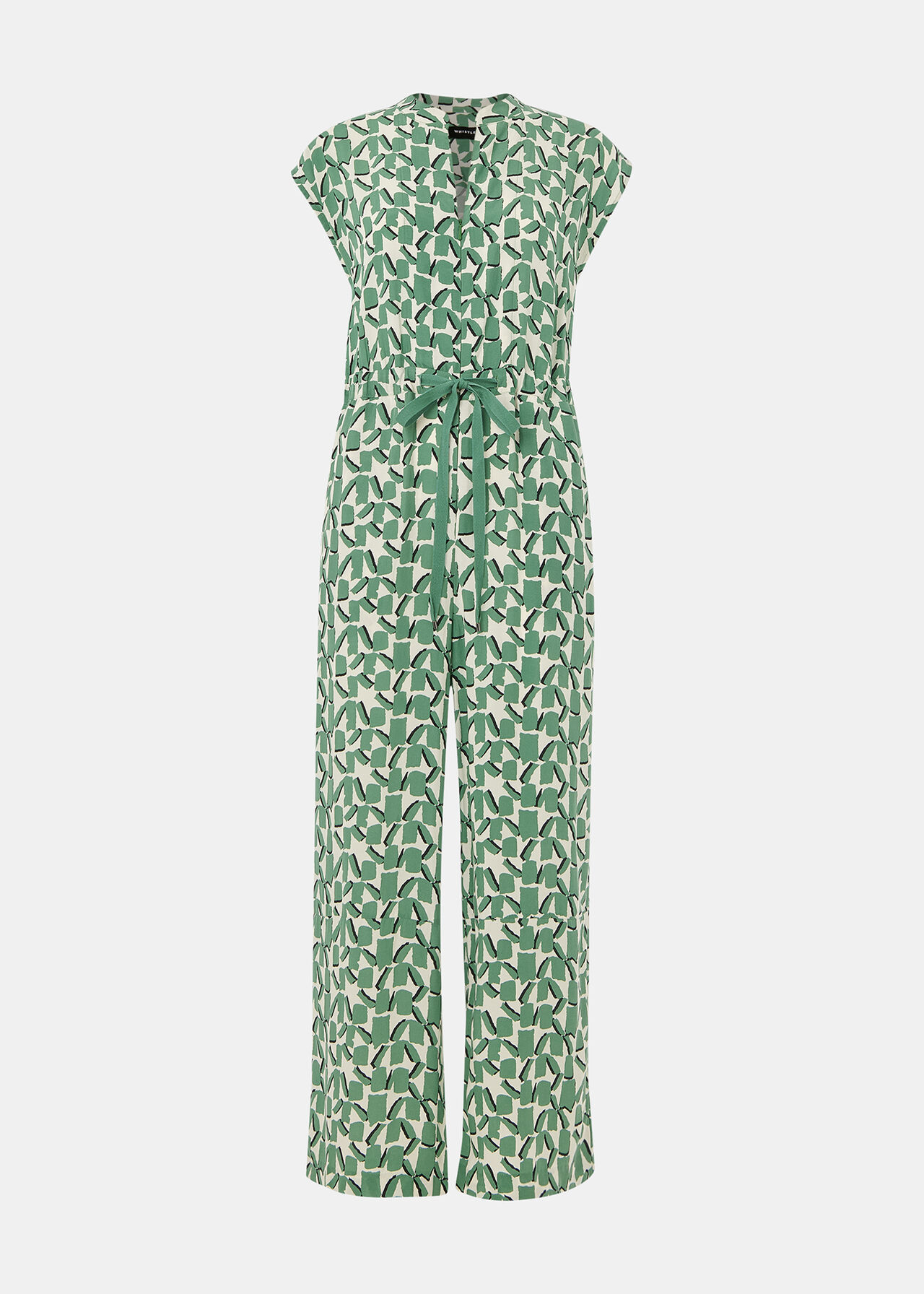 Whistles Abstract Squares Jumpsuit