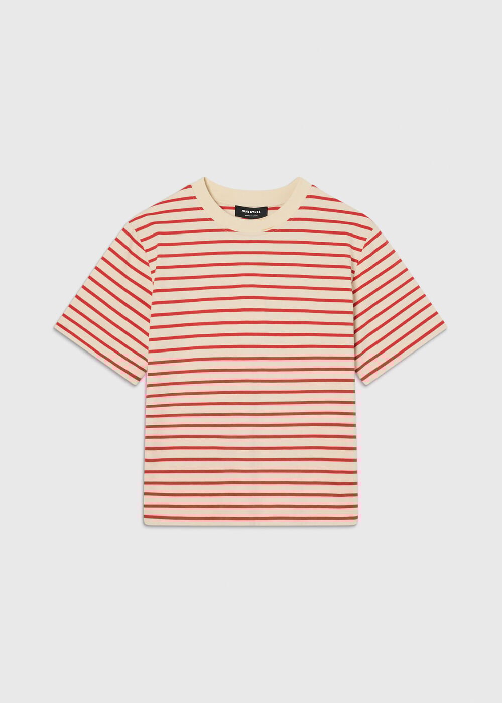 Stripe Relaxed Cotton T-shirt