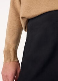 Suede A Line Skirt