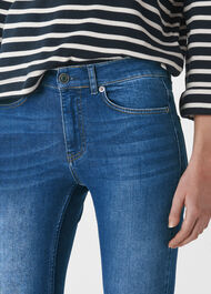 Mid Wash Skinny Jean Denim