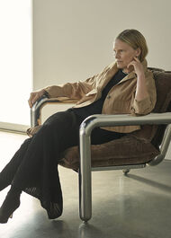 Short Cotton Trench Jacket