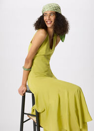 Sleeveless Tiered Midi Dress