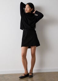 Suede A Line Skirt