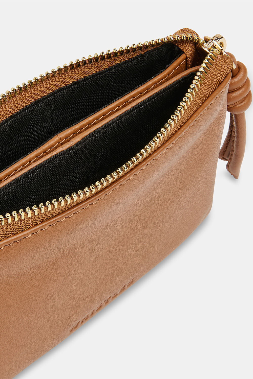 Knotted Zip Pull Purse
