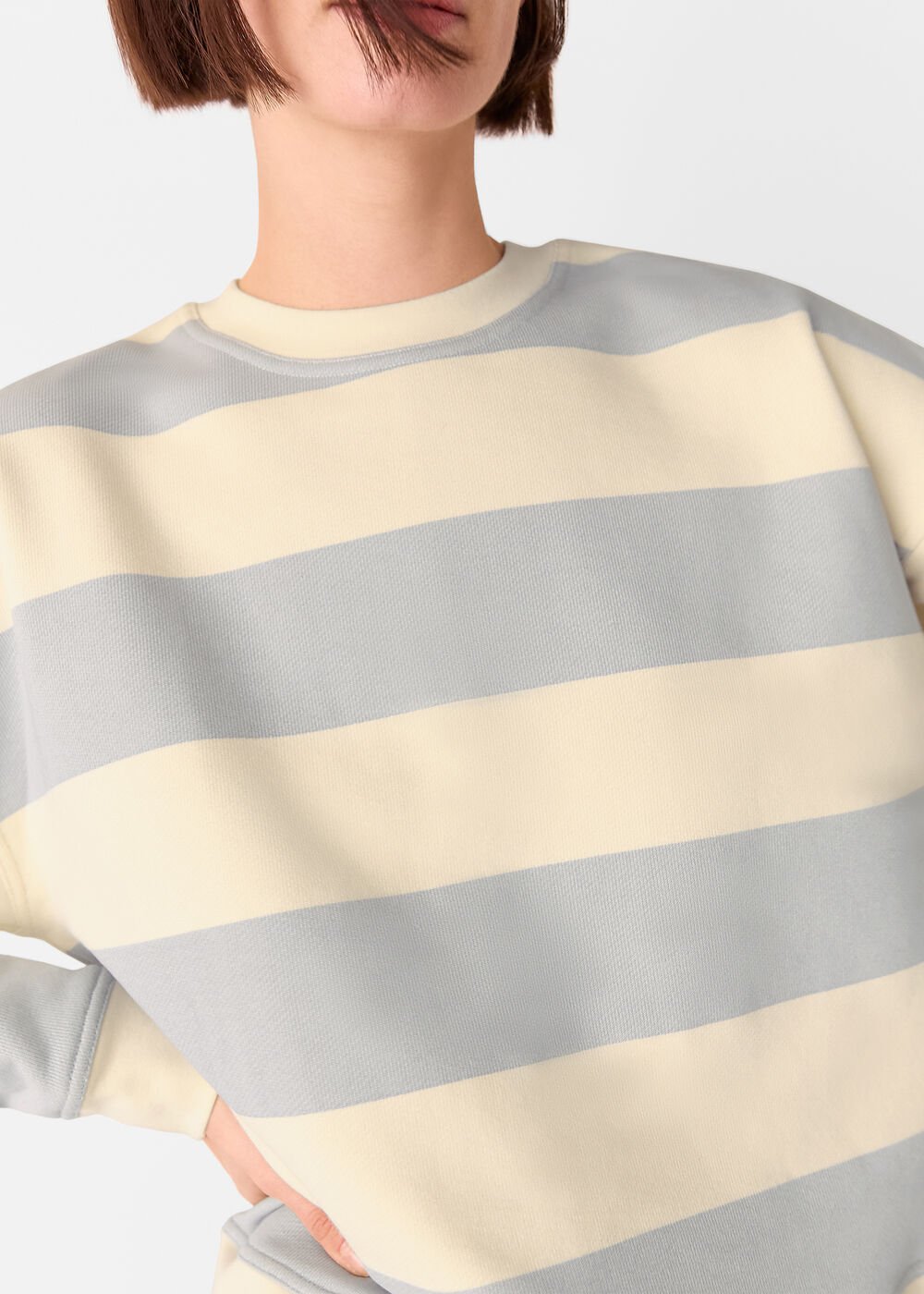 Wide Stripe Sweat