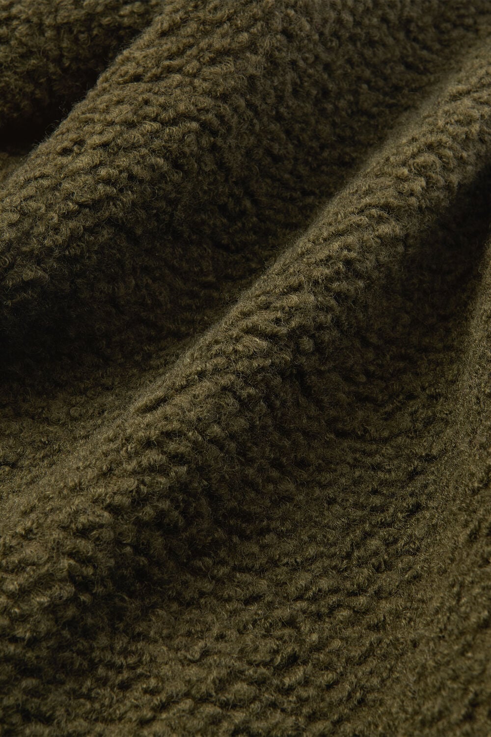 Khaki Romy Boucle Coat