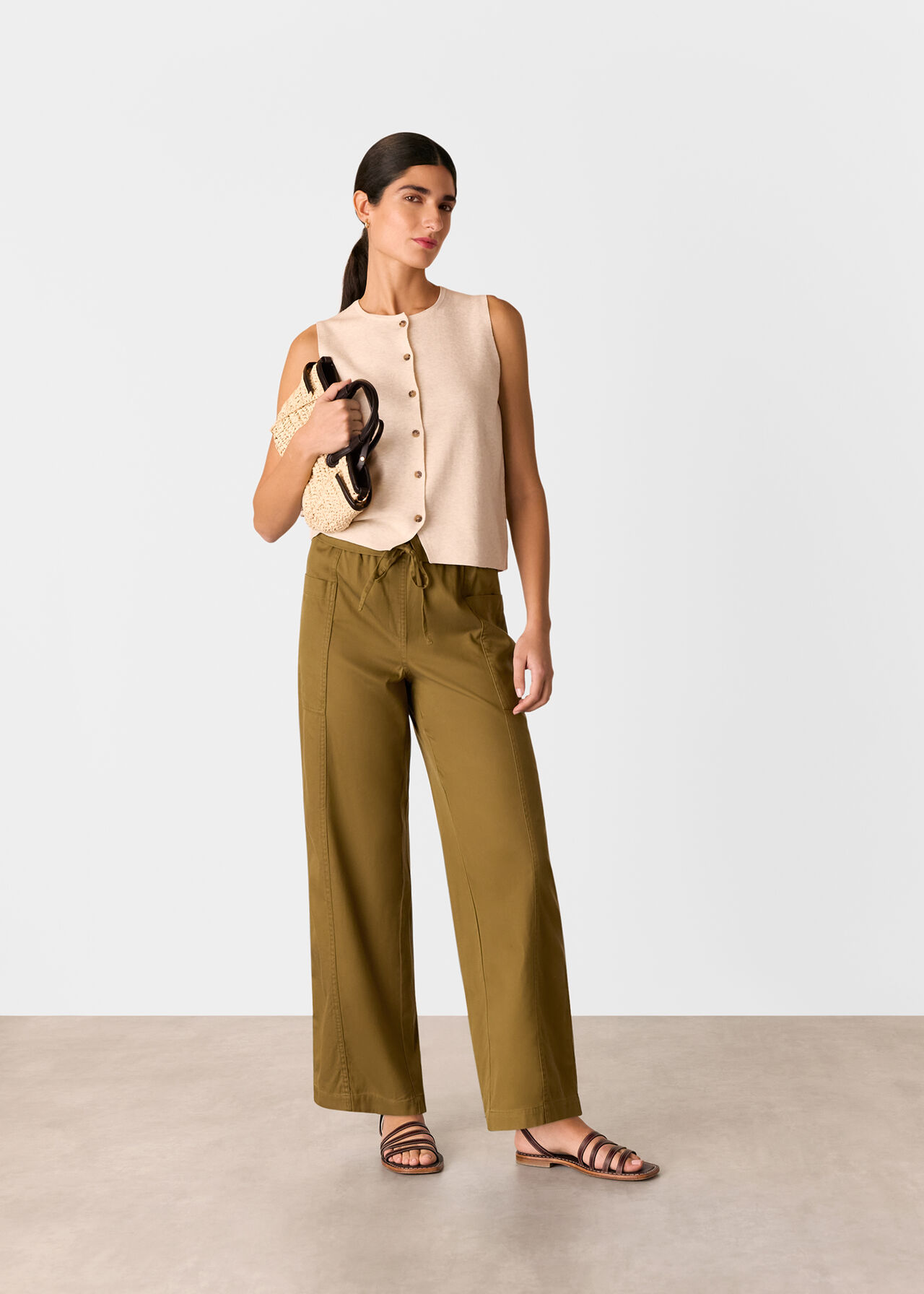 Paper Bag Waistband Trouser