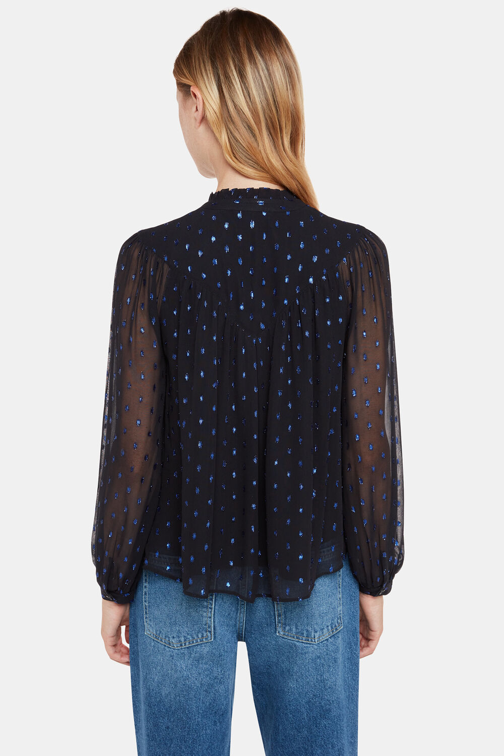 Mia Metallic Dobby Top