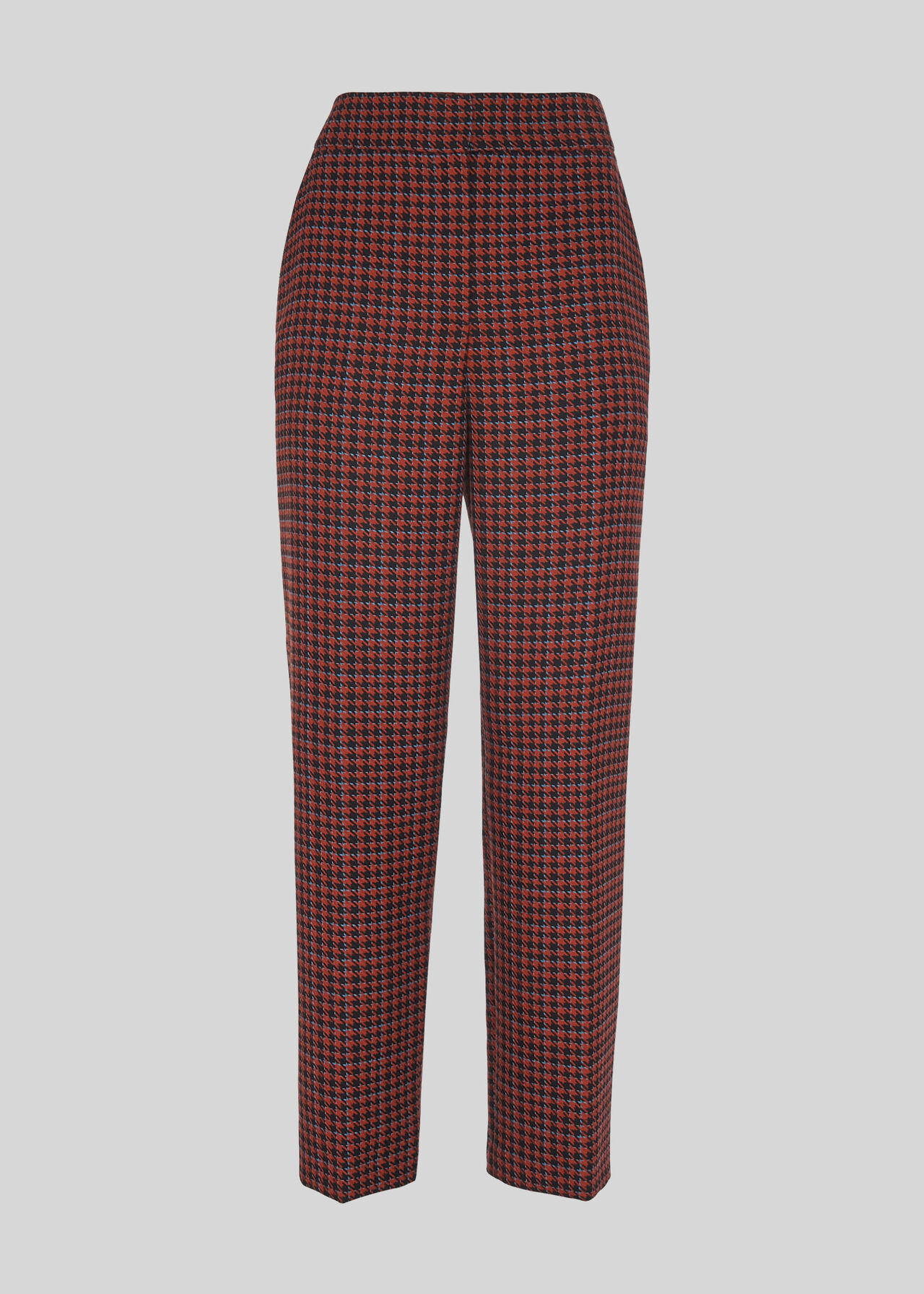 Kate Classic Check Trouser Red/Multi