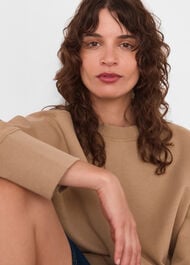 Rib Cuff Detail Jersey Sweat