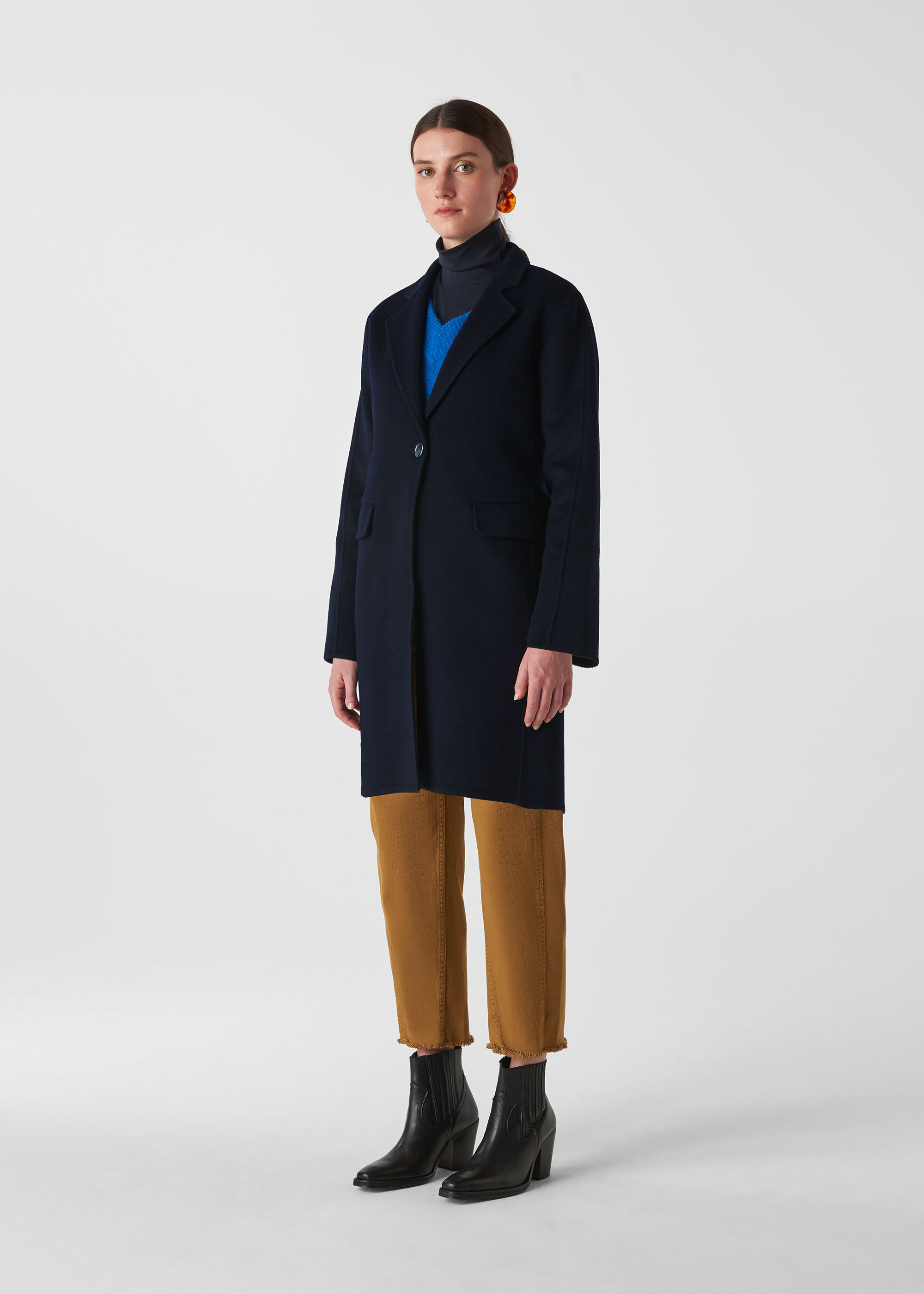 Whistles deals navy coat