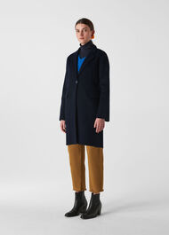 Nell Double Faced Coat Navy