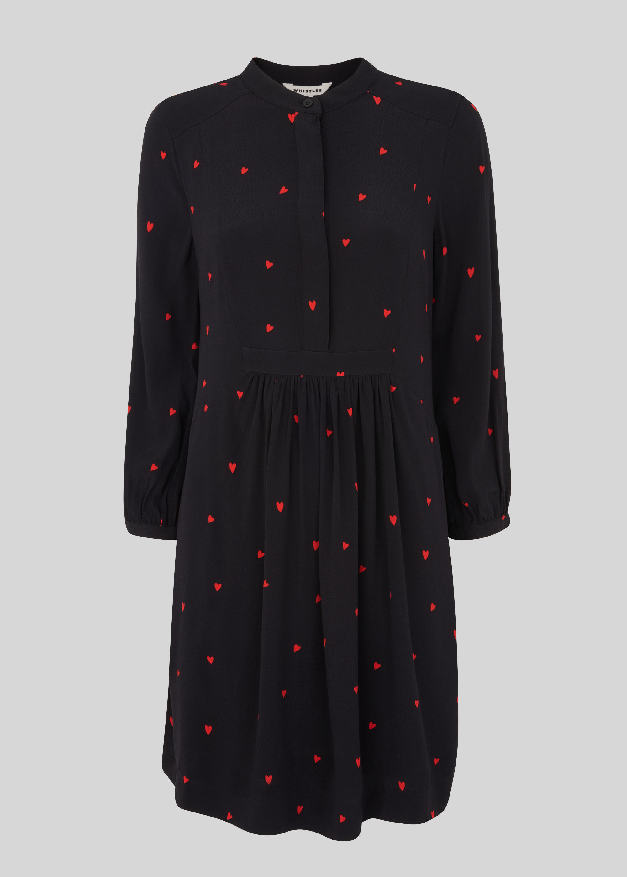 whistles heart print dress