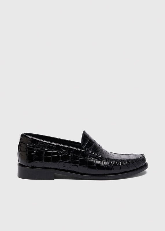 Black Manny Croc Loafer