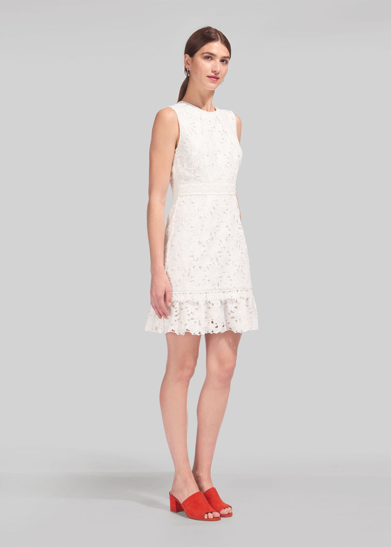 Ella Lace Dress White