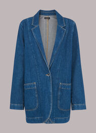 Denim Boyfriend Blazer