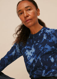 Tie Dye Printed Crew Neck