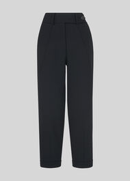 Premium Tapered Leg Trousers Black