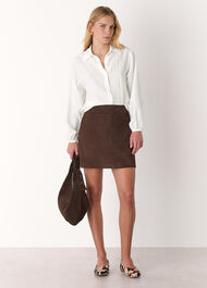 Textured Relaxed Viscose Shirt