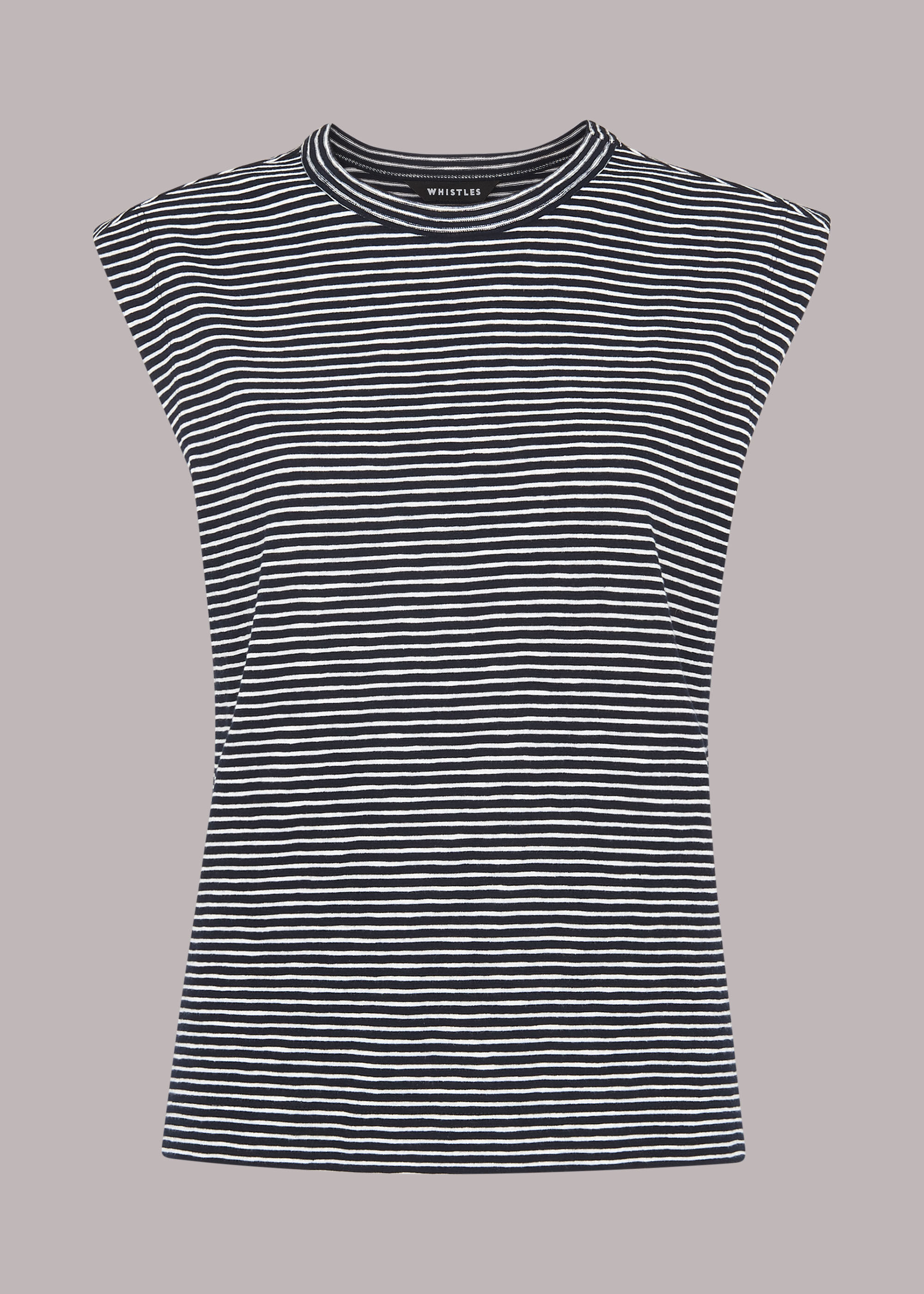 long striped vest top