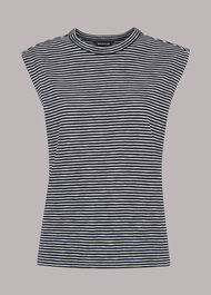 Stripe Muscle Vest Top