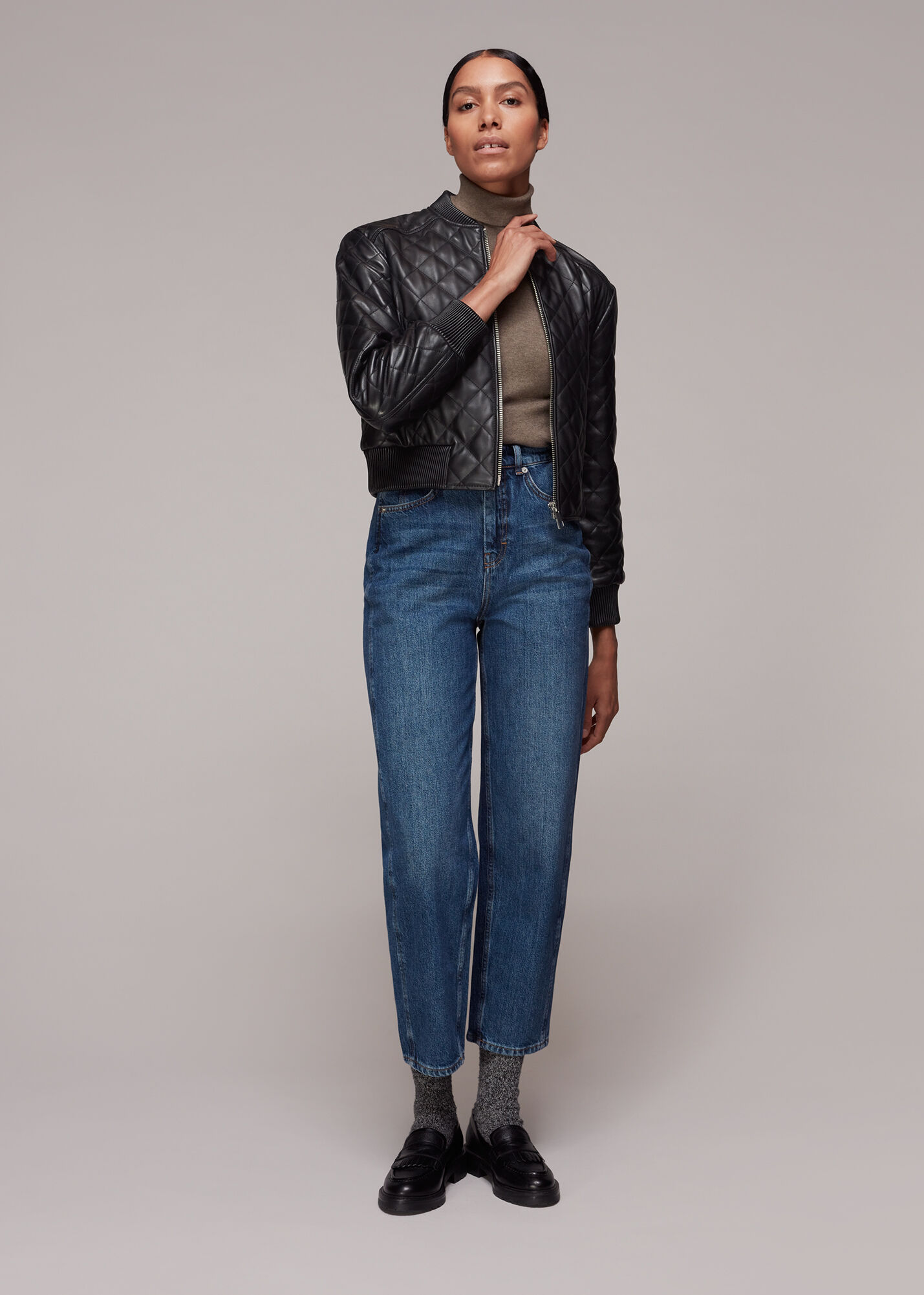 Quilted bomber jacket zara hotsell