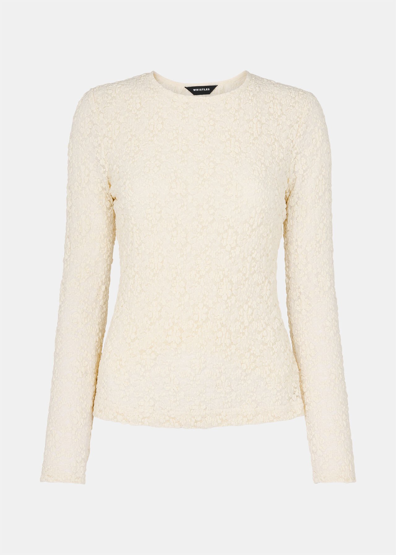 Jersey Lace Long Sleeve Top