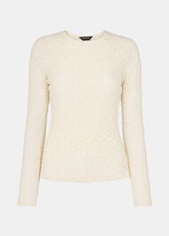 Jersey Lace Long Sleeve Top
