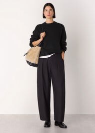 Wool Mix Seam Detail Knit