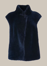 Meri Short Sheepskin Gilet