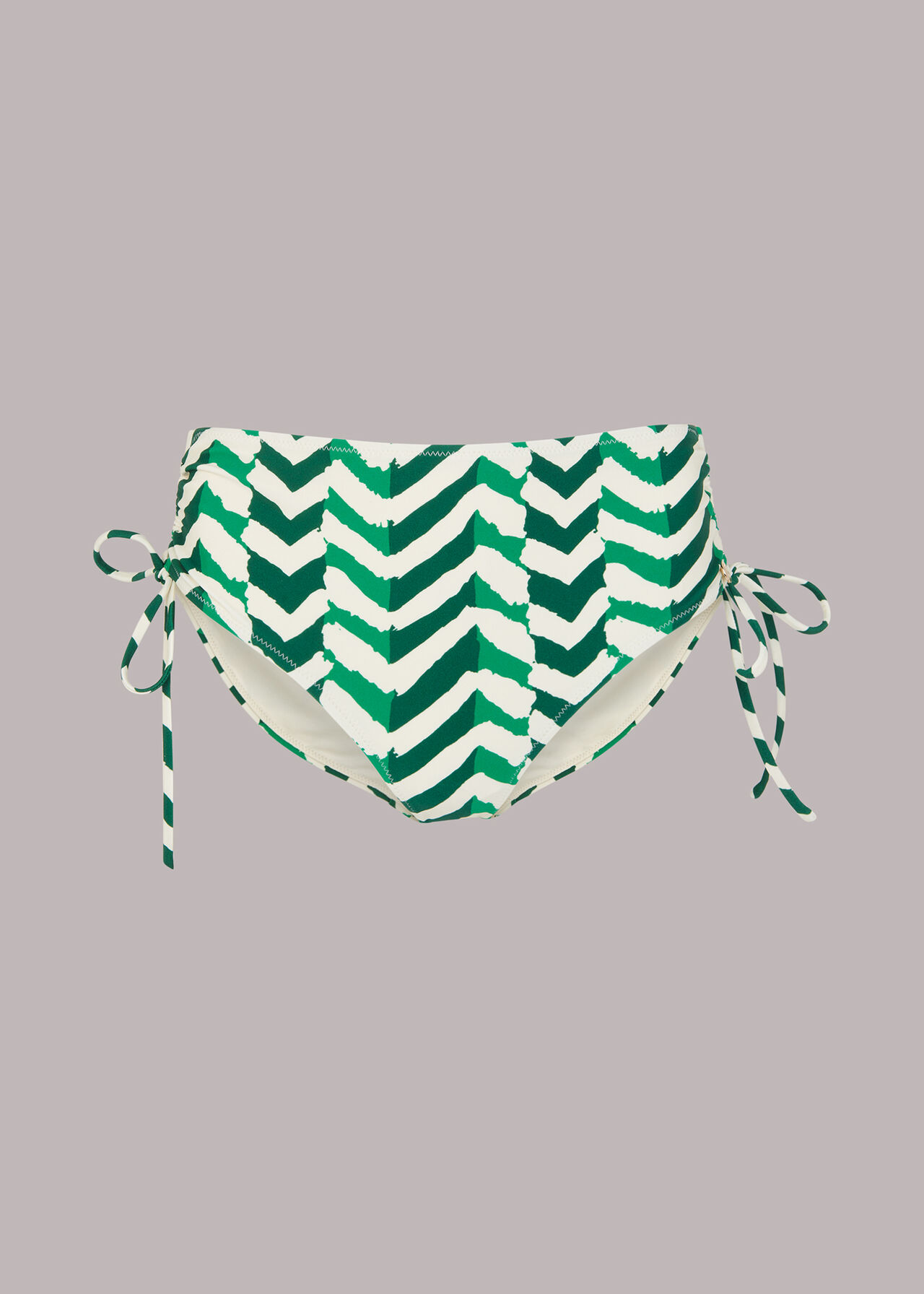 Chevron Tie Side Bikini Bottom