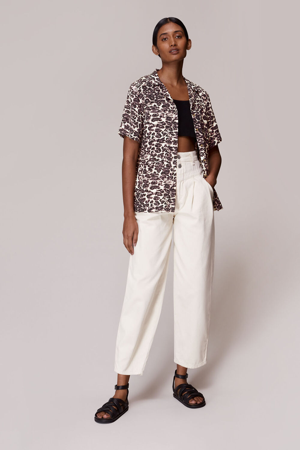 Clouded Leopard Print Shirt